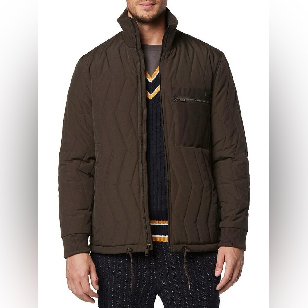 Andrew Marc's Floyd Zigzag Quilted Jacket size large new with tag